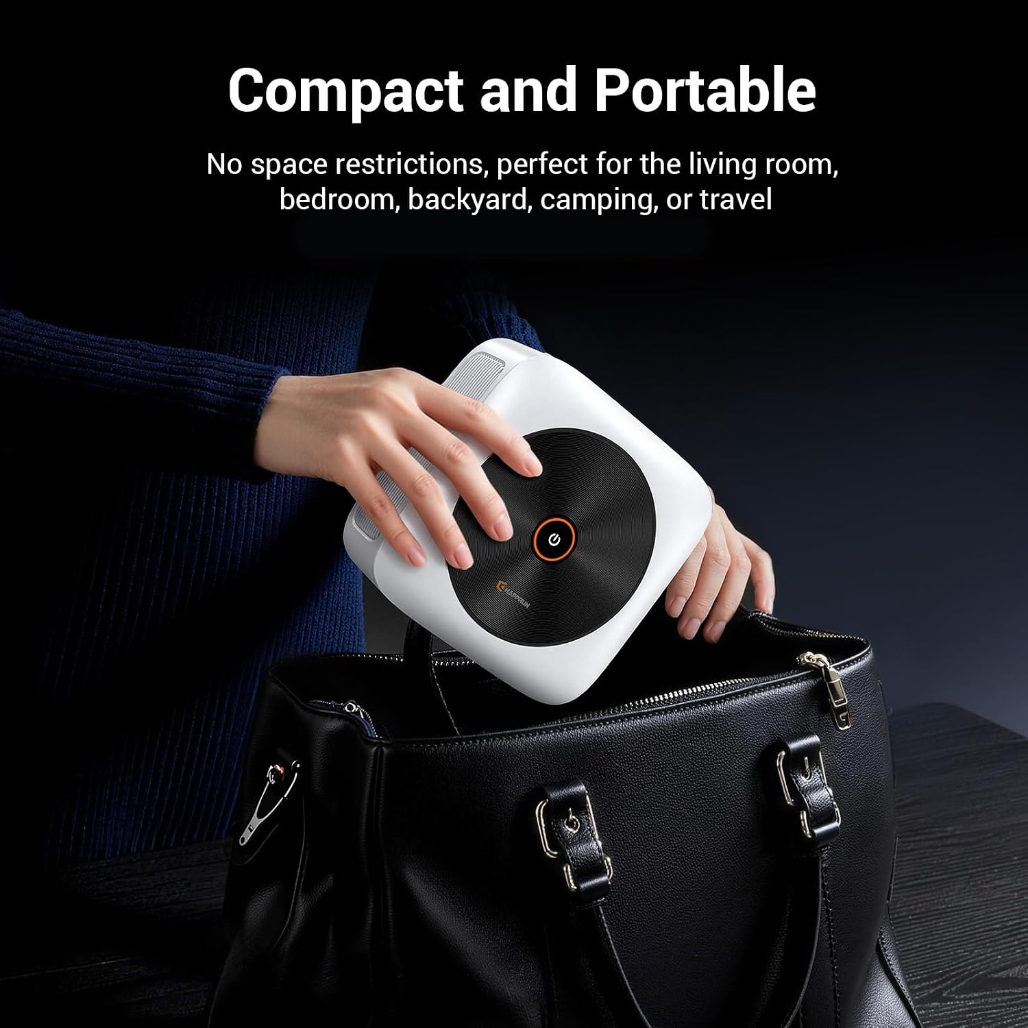 HAPPRUN Outdoor Smart Projector 4K Decoding, Built-in Apps, 30W Dolby Audio - Image 8