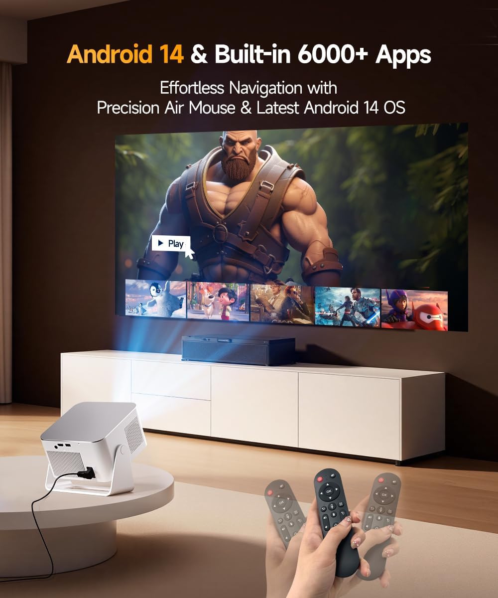 Magcubic Smart Projector with WiFi6 and Bluetooth5.4, Native1080P Portable - Image 7